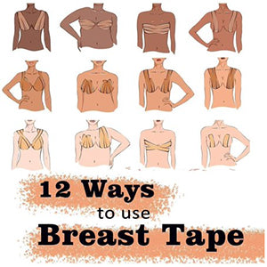 Boob Tape, Boobytape for Breast Lift, Achieve Lift & Contour of Breasts